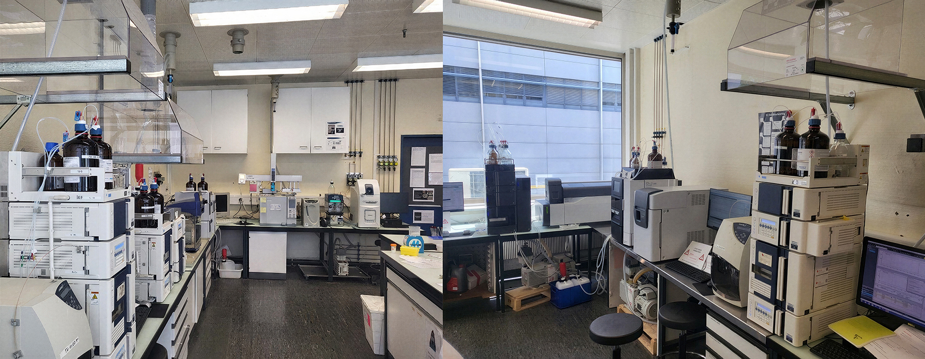 SpiroChem analytical platform supporting data-driven chemistry from reaction monitoring to final quality control.