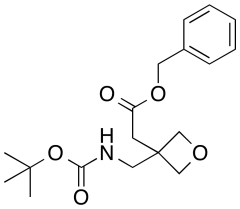 Benzyl 2-(3-(((tert-butoxycarbonyl)amino)methyl)oxetan-3-yl)acetate