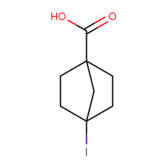 4-iodobicyclo[2.2.1]heptane-1-carboxylic acid