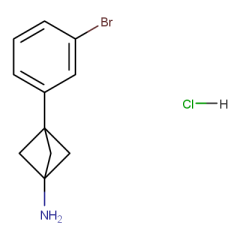 3-(3-bromophenyl)bicyclo[1.1.1]pentan-1-amine hydrochloride