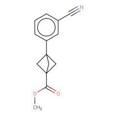 methyl 3-(3-cyanophenyl)bicyclo[1.1.1]pentane-1-carboxylate
