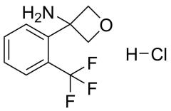 3-[2-(trifluoromethyl)phenyl]oxetan-3-amine hydrochloride
