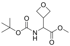 methyl 2-{[(tert-butoxy)carbonyl]amino}-2-(oxetan-3-yl)acetate