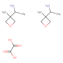 1-(3-methyloxetan-3-yl)ethan-1-amine hemioxalate