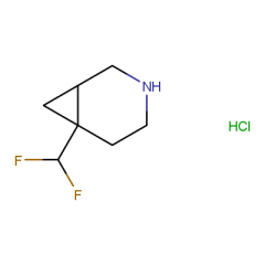 6-(difluoromethyl)-3-azabicyclo[4.1.0]heptane hydrochloride