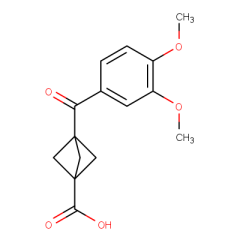 3-(3,4-dimethoxybenzoyl)bicyclo[1.1.1]pentane-1-carboxylic acid