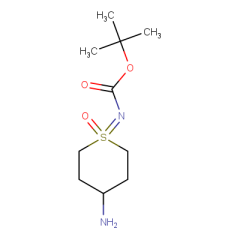tert-butyl (4-amino-1-oxidotetrahydro-2H-1l6-thiopyran-1-ylidene)carbamate