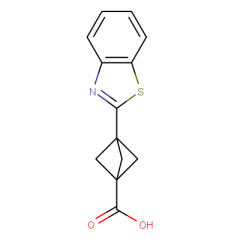 3-(benzo[d]thiazol-2-yl)bicyclo[1.1.1]pentane-1-carboxylic acid