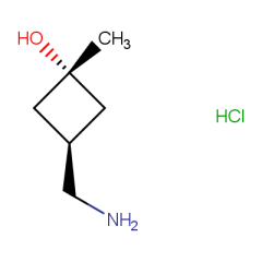 (1r,3r)-3-(aminomethyl)-1-methylcyclobutan-1-ol hydrochloride