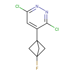 3,6-dichloro-4-(3-fluorobicyclo[1.1.1]pentan-1-yl)pyridazine