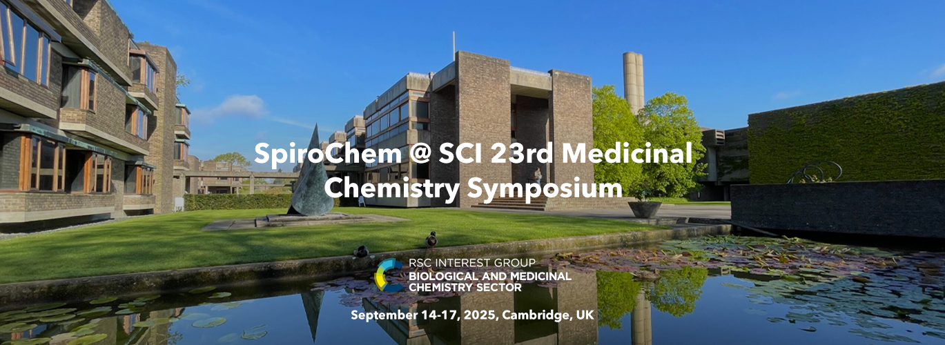 SpiroChem to аttend RSC-BMCS / SCI 23rd Medicinal Chemistry Symposium