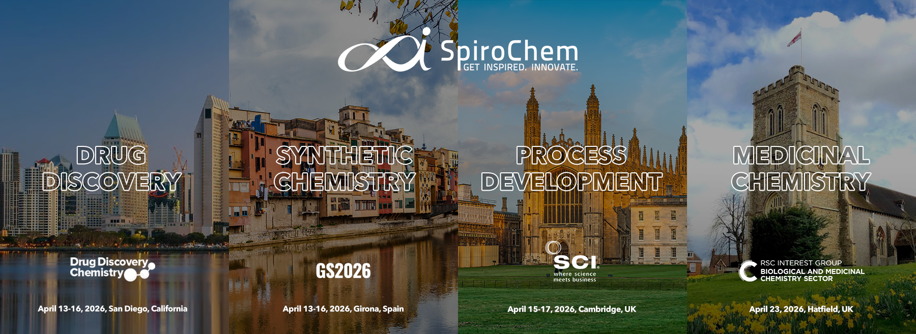 SpiroChem @ 4 major events in April 2026