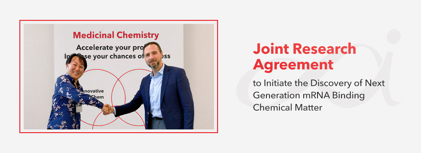 SpiroChem and Veritas In Silico entered into Joint Research Agreement to Initiate the Discovery of Next Generation mRNA Binding Chemical Matter